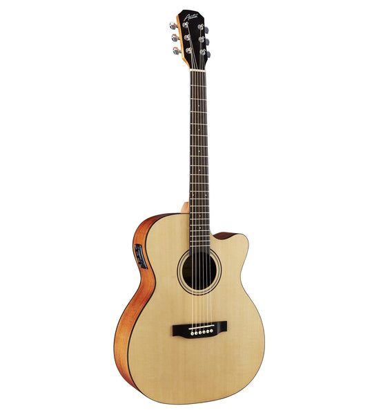 Austin AA25-OSEC Folk/Orchestra Model Acoustic Electric Guitar