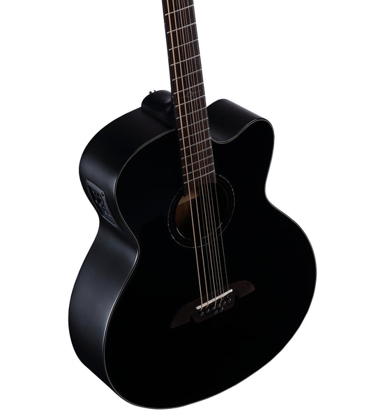 Alvarez Artist ABT60CE-8 BK 8 String Acoustic Electric Baritone Guitar