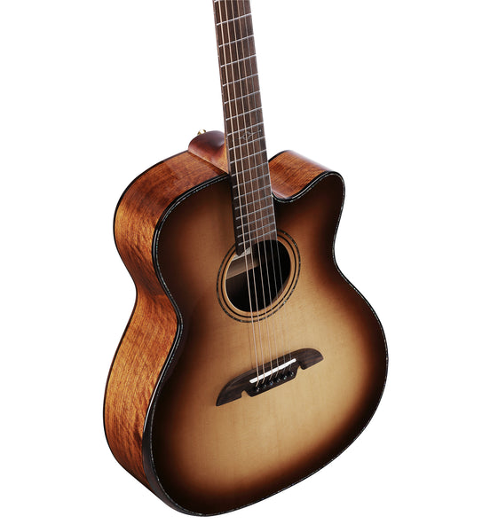 Alvarez Masterworks Elite Series MFA70WCE AR SHB Acoustic Electric Folk/OM Guitar w/Bevel Armrest