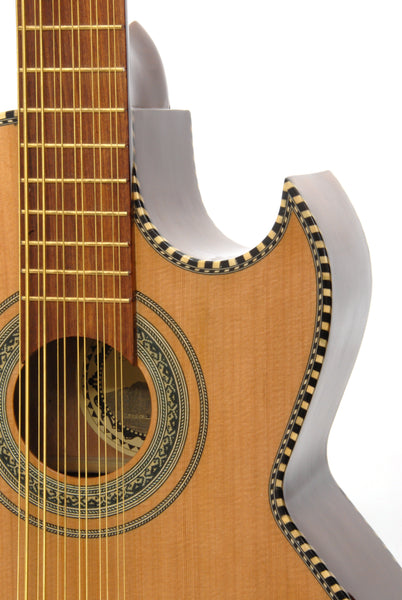 Paracho Elite Victoria Acoustic Bajo Sexto Guitar
